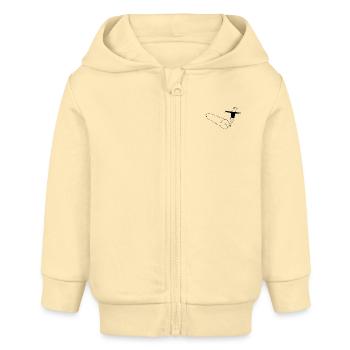 au bout du rouleau - Veste à capuche bébé bio Stanley/Stella - crème - Devant