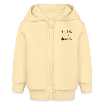 Geschenk des Himmels - Baby Organic Kapuzenjacke Baby Connector von Stanley/Stella - Creme - Vorne