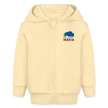 Bills Fan Mafia II - Football rétro vintage - Veste à capuche bébé bio Stanley/Stella - crème - Devant