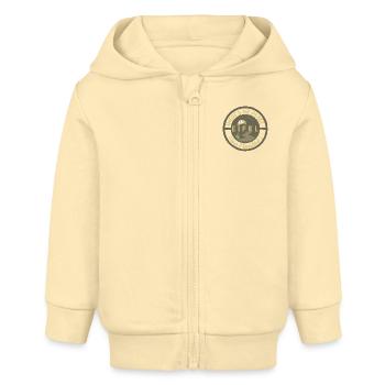 EiFEL Beautiful - Baby Organic Kapuzenjacke Baby Connector von Stanley/Stella - Creme - Vorne
