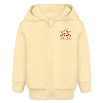 Wichtig - Baby Organic Kapuzenjacke Baby Connector von Stanley/Stella - Creme - Vorne