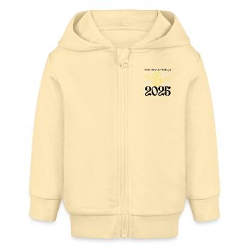 2025 - Baby Organic Kapuzenjacke Baby Connector von Stanley/Stella - Creme - Vorne