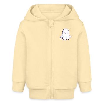 Spirit - Baby Organic Zip-up Hoodie by Stanley/Stella - cream - Front