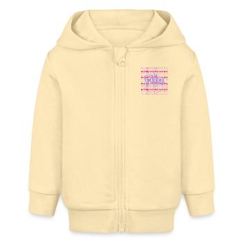 Vorname Mia - Baby Organic Kapuzenjacke Baby Connector von Stanley/Stella - Creme - Vorne