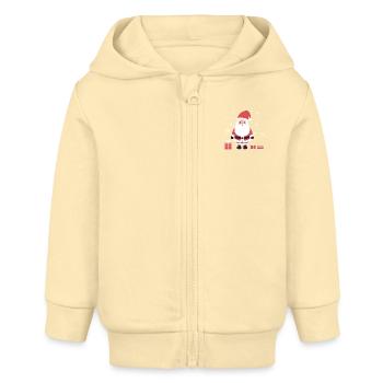 Père Noël - Veste à capuche bébé bio Stanley/Stella - crème - Devant