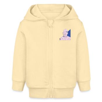 Tattooblu - Baby Organic Zip-up Hoodie by Stanley/Stella - cream - Front