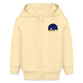 Mond - Baby Organic Kapuzenjacke Baby Connector von Stanley/Stella - Creme - Vorne