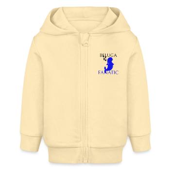 Marine Conservation - Veste à capuche bébé bio Stanley/Stella - crème - Devant