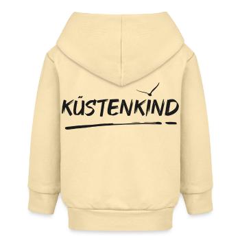 Küstenkind - Baby Organic Kapuzenjacke Baby Connector von Stanley/Stella - Creme - Hinten