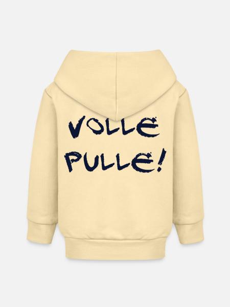 Volle Pulle - Baby Organic Kapuzenjacke Baby Connector von Stanley/Stella - Creme
