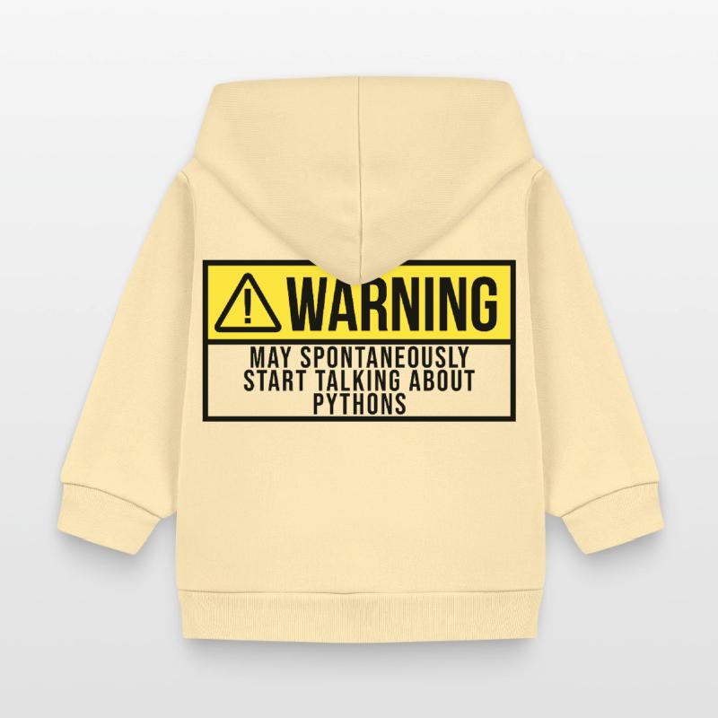 Python Baby Organic Zip-up Hoodie by Stanley/Stella