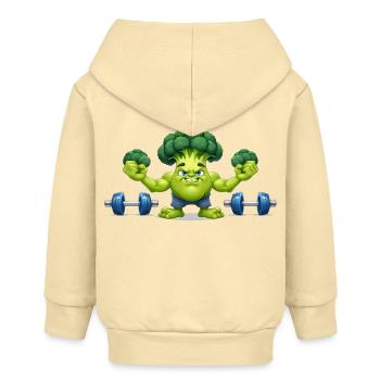 Halophiles de brocoli - Veste à capuche bébé bio Stanley/Stella - crème - Dos