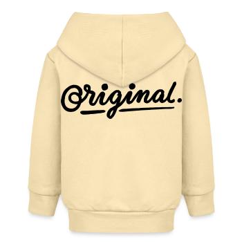 Original - Baby Organic Kapuzenjacke Baby Connector von Stanley/Stella - Creme - Hinten