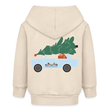 Noël à la maison (Édition Trabi) - Veste à capuche bébé bio Stanley/Stella - écru doux - Dos