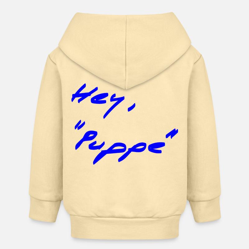 Salutations - différent - Veste à capuche bébé bio Stanley/Stella - crème