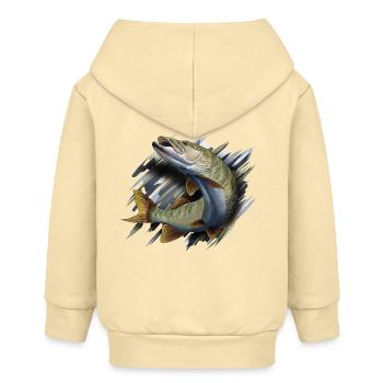 Pike - Baby Organic Zip-up Hoodie by Stanley/Stella - cream - Back