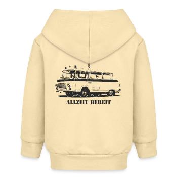 Barkas - B1000 - Ambulance - Veste à capuche bébé bio Stanley/Stella - crème - Dos
