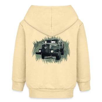 Camion à plateau IFA H6 - Veste à capuche bébé bio Stanley/Stella - crème - Dos