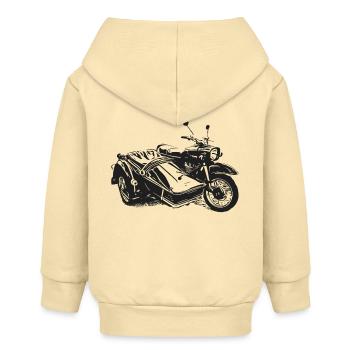 Simson Schwalbe Duo - Baby Organic Kapuzenjacke Baby Connector von Stanley/Stella - Creme - Hinten