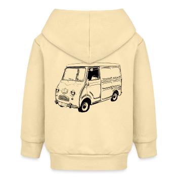 Goggomobil Bus - Veste à capuche bébé bio Stanley/Stella - crème - Dos