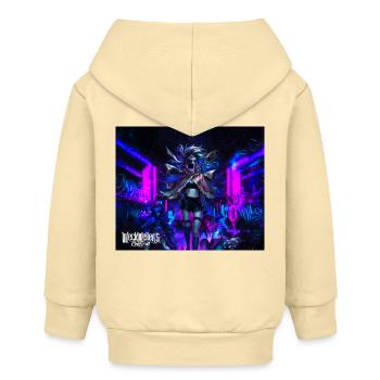 graffiti punk anime - Veste à capuche bébé bio Stanley/Stella - crème - Dos