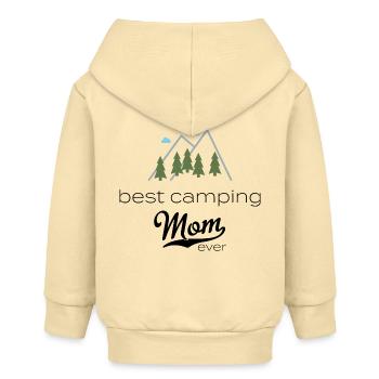 Camper - Baby Organic Kapuzenjacke Baby Connector von Stanley/Stella - Creme - Hinten