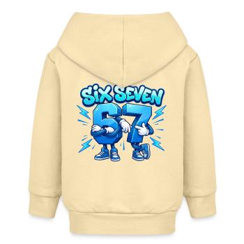 Six Seven Bros - Veste à capuche bébé bio Stanley/Stella - crème - Dos