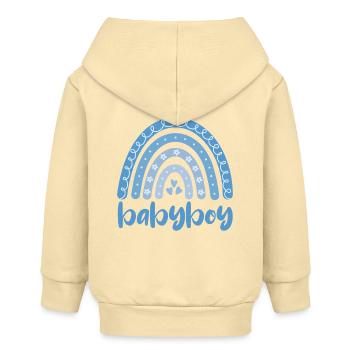 Baby boy - Baby Organic Kapuzenjacke Baby Connector von Stanley/Stella - Creme - Hinten