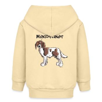 Süßer Münsterländer - Baby Organic Kapuzenjacke Baby Connector von Stanley/Stella - Creme - Hinten