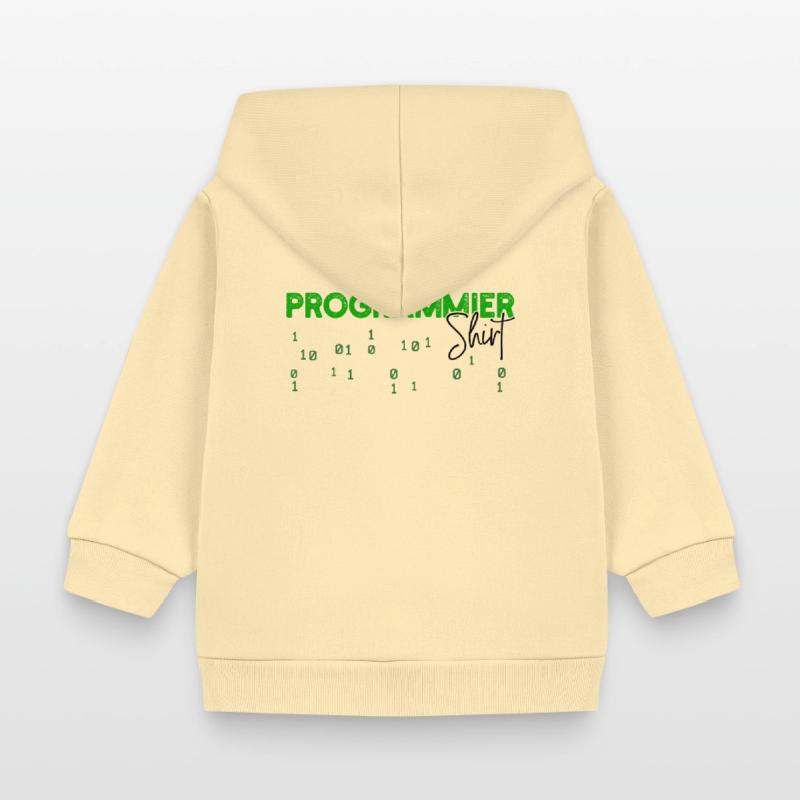 Programmeur Développeur Code Statement Scripting Veste à capuche bébé bio Stanley/Stella