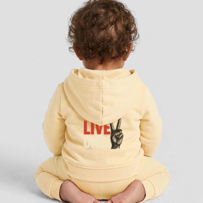 Du Lebst Nur Einmal Vintage Baby Organic Kapuzenjacke Baby Connector von Stanley/Stella
