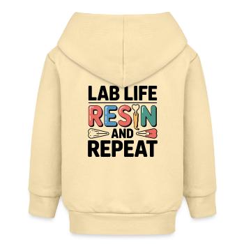 Lab Life Résine et répétition - Veste à capuche bébé bio Stanley/Stella - crème - Dos