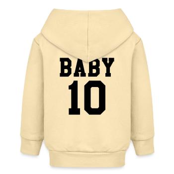 Baby 10 - Veste à capuche bébé bio Stanley/Stella - crème - Dos