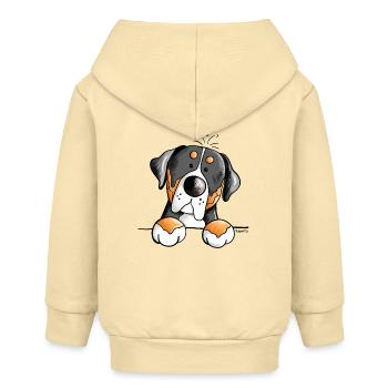 Grand bouvier suisse - Chien - Chiens - Veste à capuche bébé bio Stanley/Stella - crème - Dos