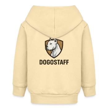 Dogostaff Berlin Duo - Baby Organic Zip-up Hoodie by Stanley/Stella - cream - Back