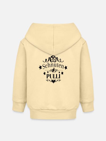 Norddeutsch Schnutenpulli - Baby Organic Kapuzenjacke Baby Connector von Stanley/Stella - Creme