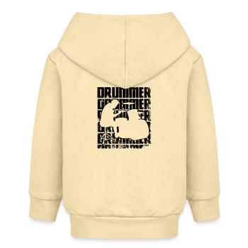 Batteur - Veste à capuche bébé bio Stanley/Stella - crème - Dos