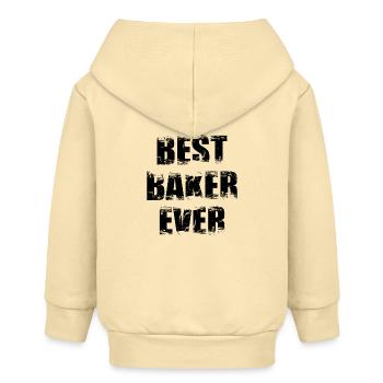 Bäcker - Baby Organic Kapuzenjacke Baby Connector von Stanley/Stella - Creme - Hinten