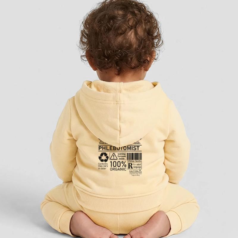 Phlebotomist multi tasking problem solving Baby Organic Zip-up Hoodie by Stanley/Stella