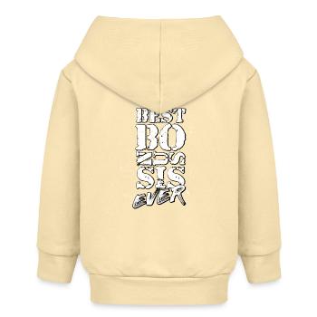 Schwester - Baby Organic Kapuzenjacke Baby Connector von Stanley/Stella - Creme - Hinten