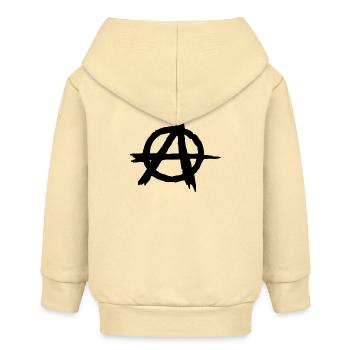 Anarchy - Baby Organic Kapuzenjacke Baby Connector von Stanley/Stella - Creme - Hinten