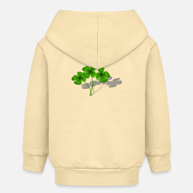 Le bonheur - Veste à capuche bébé bio Stanley/Stella - crème