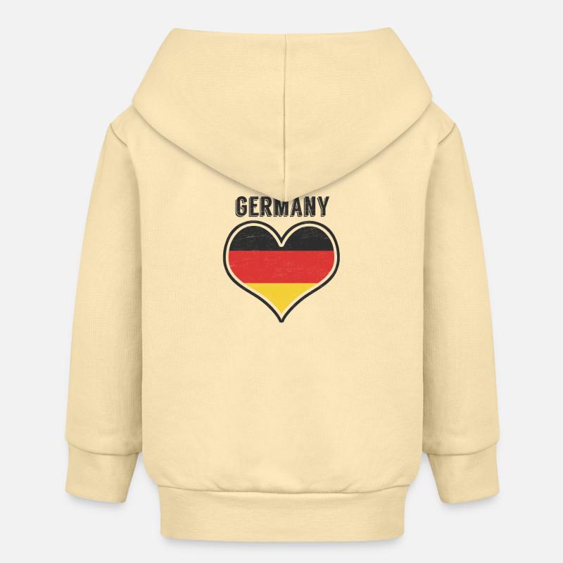 Germany - Veste à capuche bébé bio Stanley/Stella - crème