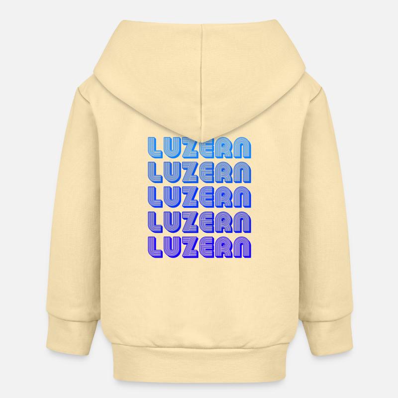 Luzerne - Veste à capuche bébé bio Stanley/Stella - crème