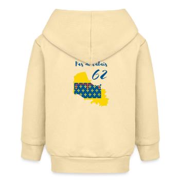 Pas de calais - Veste à capuche bébé bio Stanley/Stella - crème - Dos