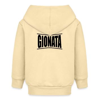 T-Shirt Gionata T-Shirt Geschenkidee - Baby Organic Kapuzenjacke Baby Connector von Stanley/Stella - Creme - Hinten