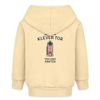 Xanten, Klever Tor,, Allemagne - Veste à capuche bébé bio Stanley/Stella - crème - Dos