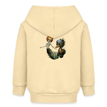 L’amitié de la sirène steampunk - Veste à capuche bébé bio Stanley/Stella - crème - Dos
