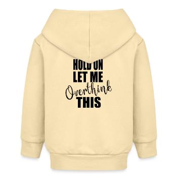 Citation sympa - Veste à capuche bébé bio Stanley/Stella - crème - Dos