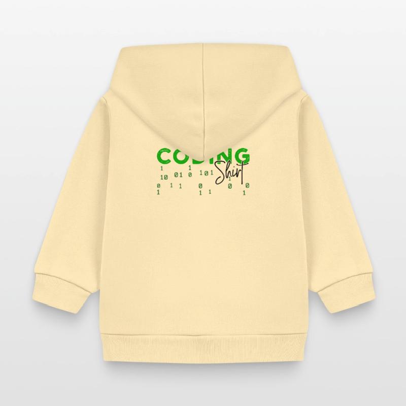 Coden Developer Programmierer Webentwickler Spruch Baby Organic Kapuzenjacke Baby Connector von Stanley/Stella